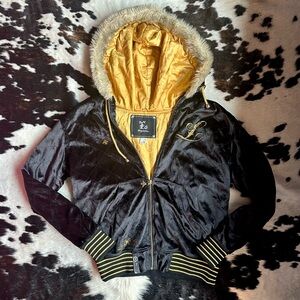 Vintage LRG Lifted Research Group hoodie Rare Black Velvet Hoodie